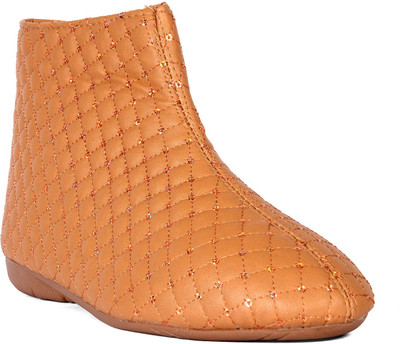 

Sam Stefy Boots For Women(Beige)