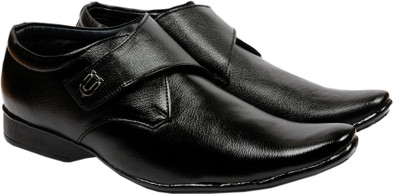 Vedano Monk Strap For Men(Black