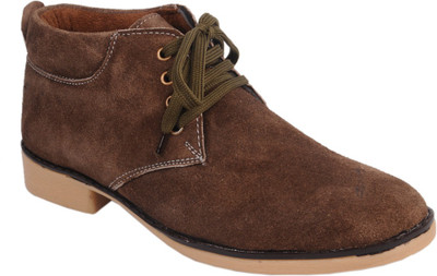 

Knoos Boots For Men(Brown), Mehndi