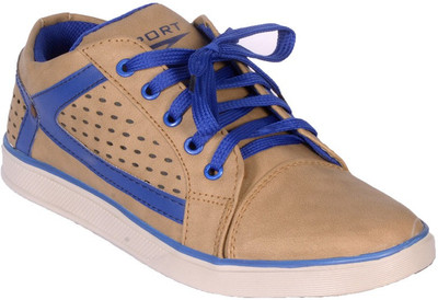 

JK Port Men New Beige Sneakers For Men(Beige, Blue)