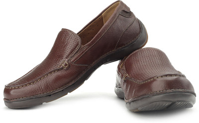 

Clarks Un Wind Loafers For Men(Beige, Brown, Brown leather