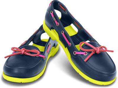 

Crocs Boat Shoes For Women(Navy), 14261-42k