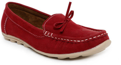 

Romanfox Loafers For Women(Red