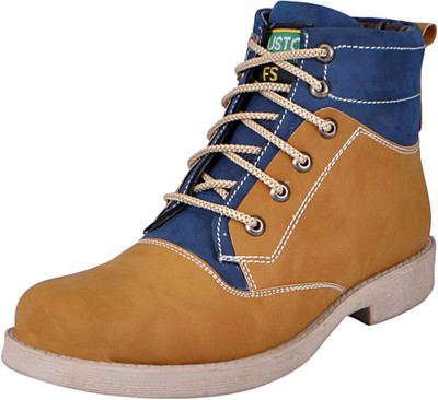

FAUSTO Hiking and Trekking Boots For Men(Tan, Teak