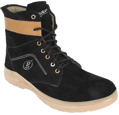 

Guava Boots For Men(Black, 09;black