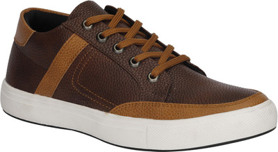 

Kraasa Premium Denim Sneakers For Men(Brown