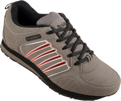 

Action Dark Grey Synergy Air Zone 26288 Walking Shoes For Men(Grey), Darkgrey