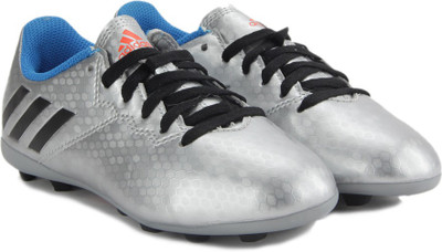 ADIDAS MESSI 16.4 FXG J Men Football Shoes For Men(Silver) at flipkart