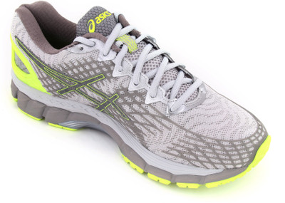 

Asics Gel-Nimbus 17 Lite Show Men Running Shoes For Men(Grey, Flash yellow/silver/black
