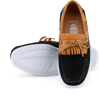 

Froskie Boat Shoes For Men(Black