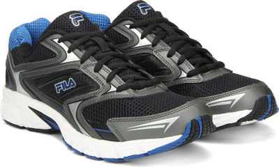 

Fila XTENT 4 Running Shoes For Men(Black, Blk/met sil/prc blu