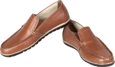 

tZaro Driving Shoes For Men(Tan)
