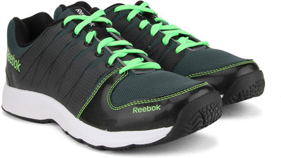 

REEBOK COOL TRACTION Running Shoes For Men(Black, Green, Grey, Gravel/black/green/w
