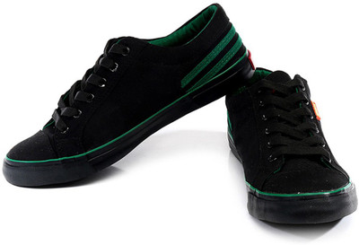 

Sparx Trendy Black Green Canvas Shoes For Men(Black, Green