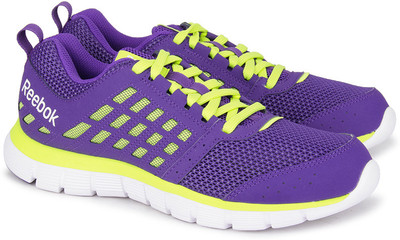 

REEBOK Z Dual Ride Running Shoes For Women(Purple, Yellow, Purple;highvisgreen;wht
