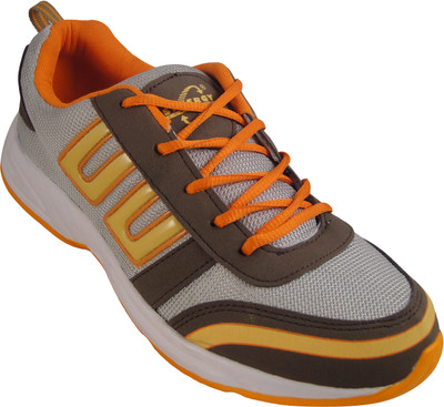 

Action Synergy 7147 Brown/Silver Sports Walking Shoes For Men(Brown, Silver)