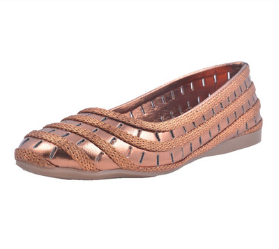 

Adorn Look New Bellies For Women(Beige, Copper