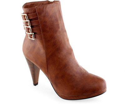 

Shuz Touch Boots For Women(Brown)