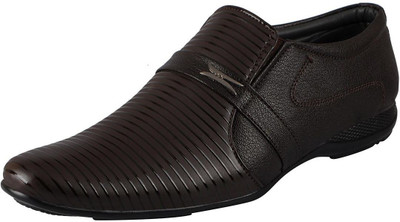 

FAUSTO Corporate Slip On For Men(Brown