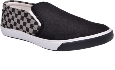

Knoos Canvas Shoes For Men(Black, Grey)