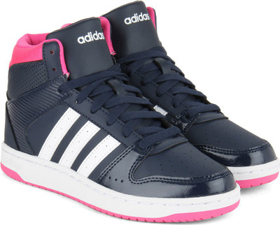

ADIDAS NEO VS HOOPSTER MID W Sneakers For Women(Navy, Conavy/ftwwht/shopin