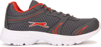 

Slazenger Cyber Running Shoes For Men(Grey, Charcol/red/white