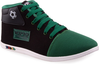 

Wepro C2 Black Green Canvas Shoes For Men(Black, Green)