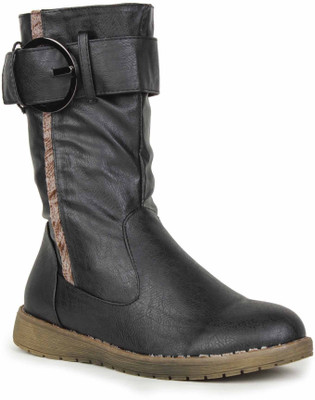 

Stylistry Maxis Mdiw02ftboot4013 Boots For Women(Black