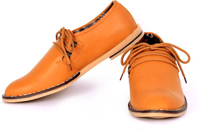 

Sam Stefy Teak Colour Stylish Shoes Corporate Casuals For Men(Tan)