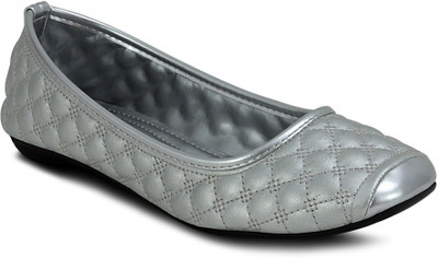 

Get Glamr Deep Toe Bellies For Women(Silver