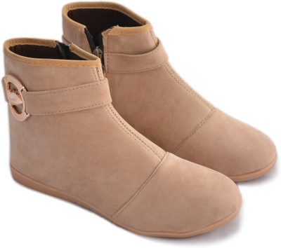 

Myra Party Wear Boots For Women(Tan)