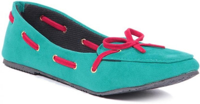 

TEN Suede Green Loafers For Women(Green), 00001;green