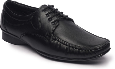 

Feather Leather Genuine Black Lace Up Shoes For Men(Black)