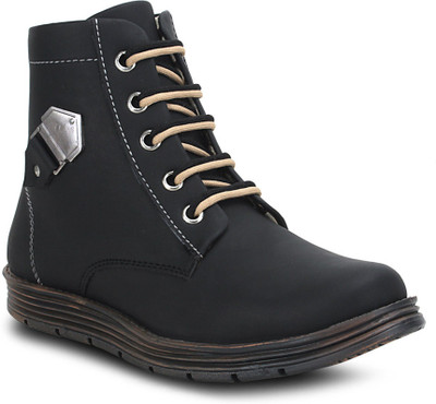 

Get Glamr Black Men's Boots For Men(Black)