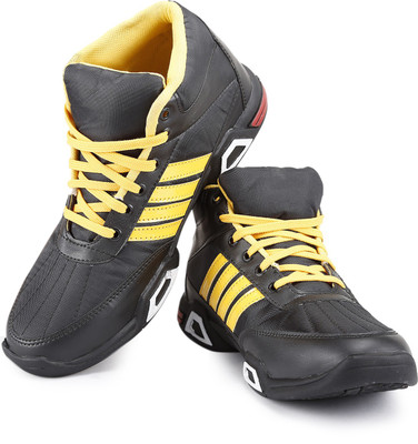 

Footfad Casuals For Men(Black, Yellow