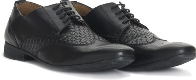 

Knotty Derby Alastor Wing Cap Brogue Lace up For Men(Black