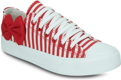 

Get Glamr Canvas Shoes For Women(Red