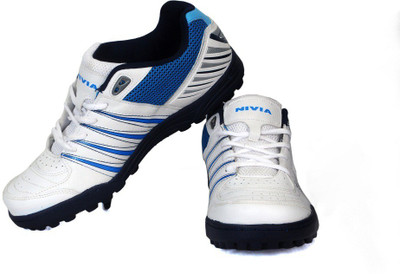 

Nivia Caribbean Cricket Shoes For Men(White), 08;white