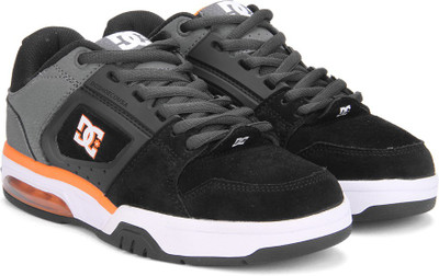 

DC RIVAL M SHOE Sneakers For Men(Black, Grey, Grey/grey/orange