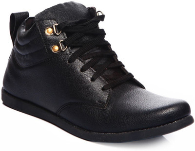 

DK Derby Kohinoor Black Boots For Men(Black)