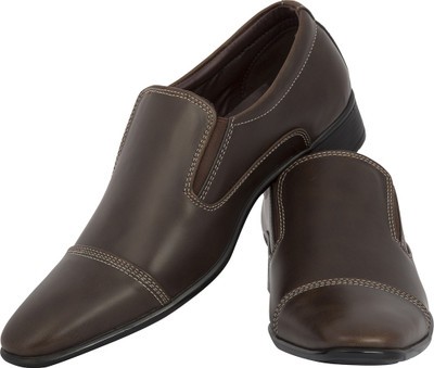 

LZEE Slip On For Men(Brown