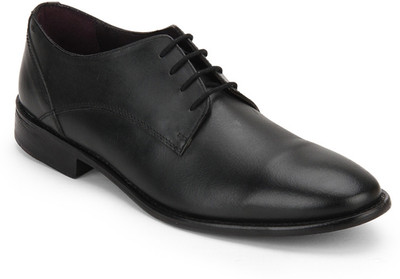

Arden Civic Plain Derby Lace Up Shoes For Men(Black