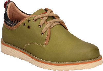 

MansiCollections Men's Corporate Casuals For Men(Green