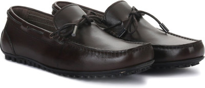 

WROGN Genuine Leather Loafers For Men(Brown, Dark brown