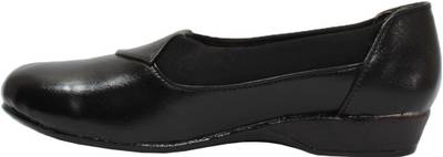 Snappy Black Formal Bellies Slip On Shoes