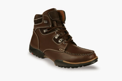 

Bacca Bucci Fit brown brogue style ankle boots Boots For Men(Brown