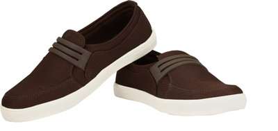 

ZebX Slip On Sneakers For Men(Brown
