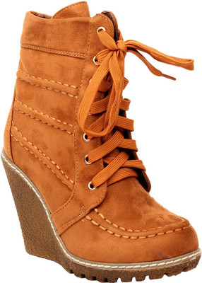 Foot Candy Boots For Women(Tan