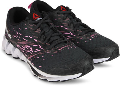 REEBOK ZIG KICK SIERRA Running Shoes For Women(Black, Pink, Black/pink/coal/white