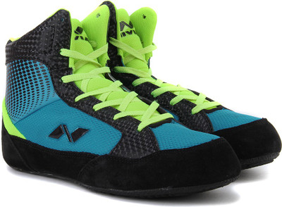 

Nivia New Wrestling-1 Wrestling Shoes For Men(Blue, Black